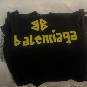 Unissex Balenciaga t-shirt.